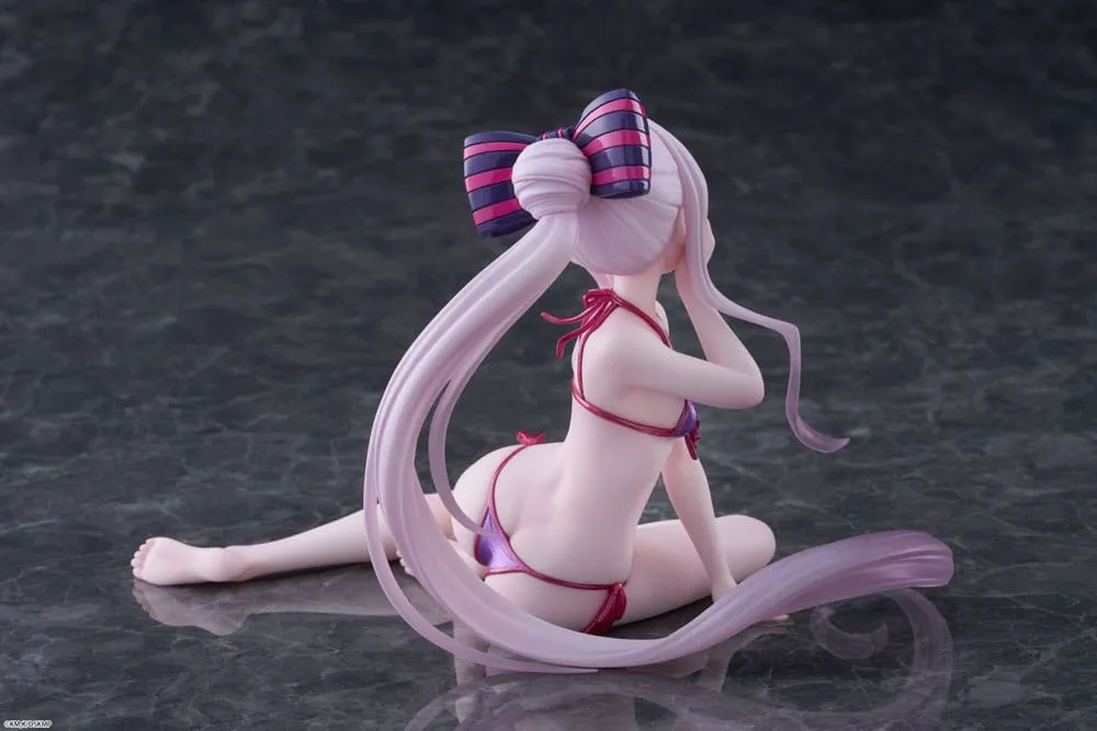 Overlord PVC Statue Desktop Cute Figure Shalltear Swimsuit Ver. 13 cm